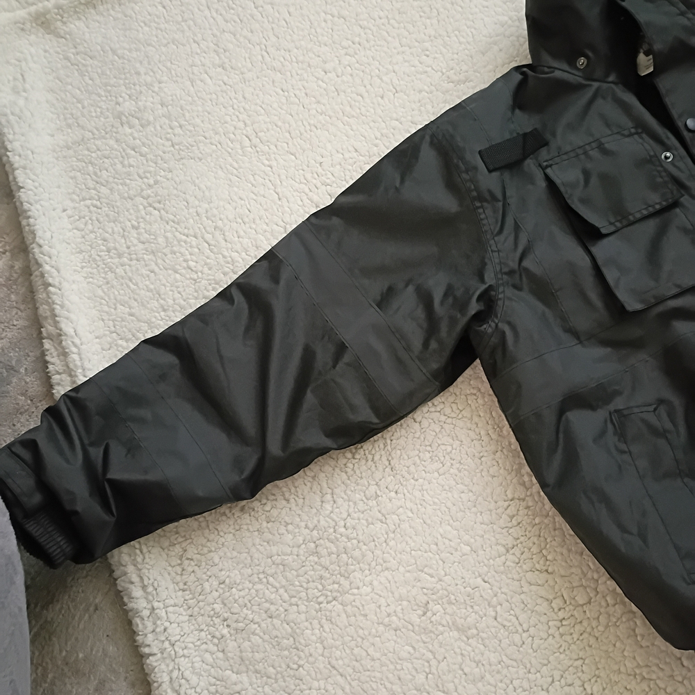 Black Hi-Vis Reflective Medium J2023 Safety Work Jacket - Picture 4 of 8